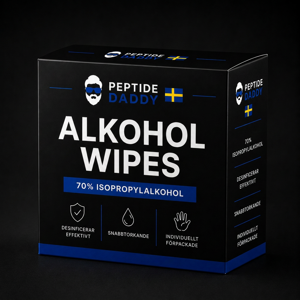 Spritservetter 10 st forskningsflaska från PeptideDaddy